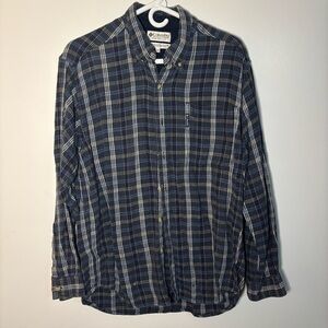 Columbia Blue Casual Button Down Shirt